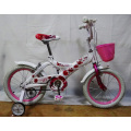 Schönes weißes Reifen-Mädchen-Fahrrad scherzt Fahrräder (FP-KDB129)